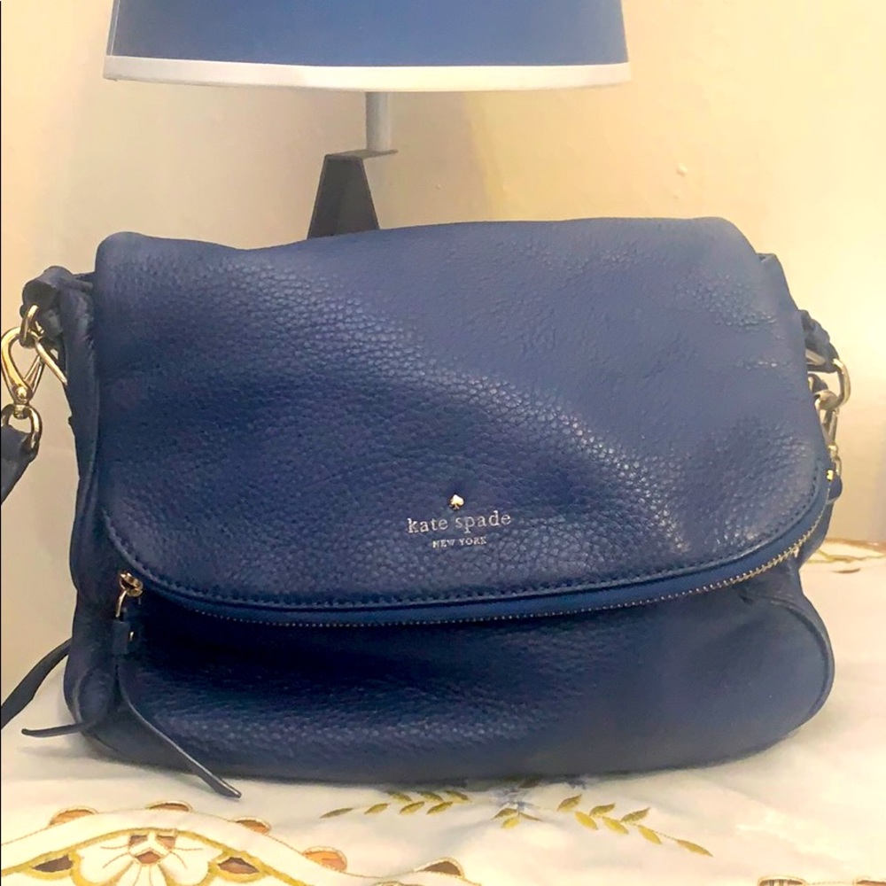 Blue Kate Spade crossbody bag